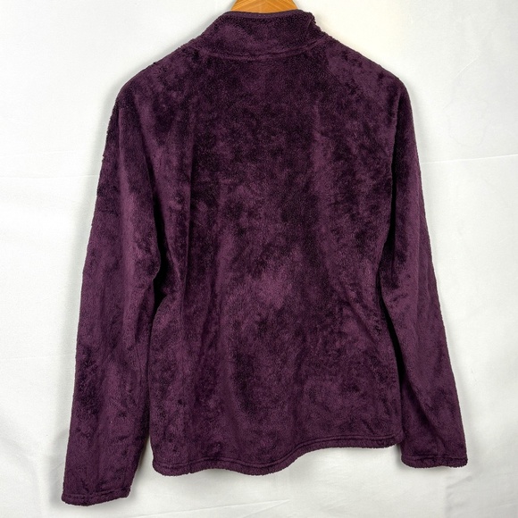 The North Face Snowmass Women 1/4 Zip Fleece Jacket Kangaroo Pocket Sz L Outdoor - Picture 6 of 12